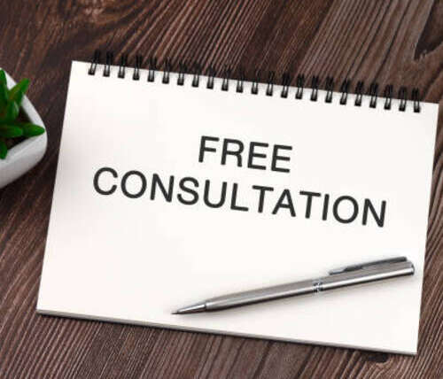 FREE CONSULTATION:NO APPOINTMENT REQUIRED