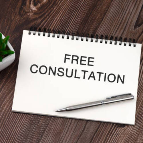 FREE CONSULTATION:NO APPOINTMENT REQUIRED